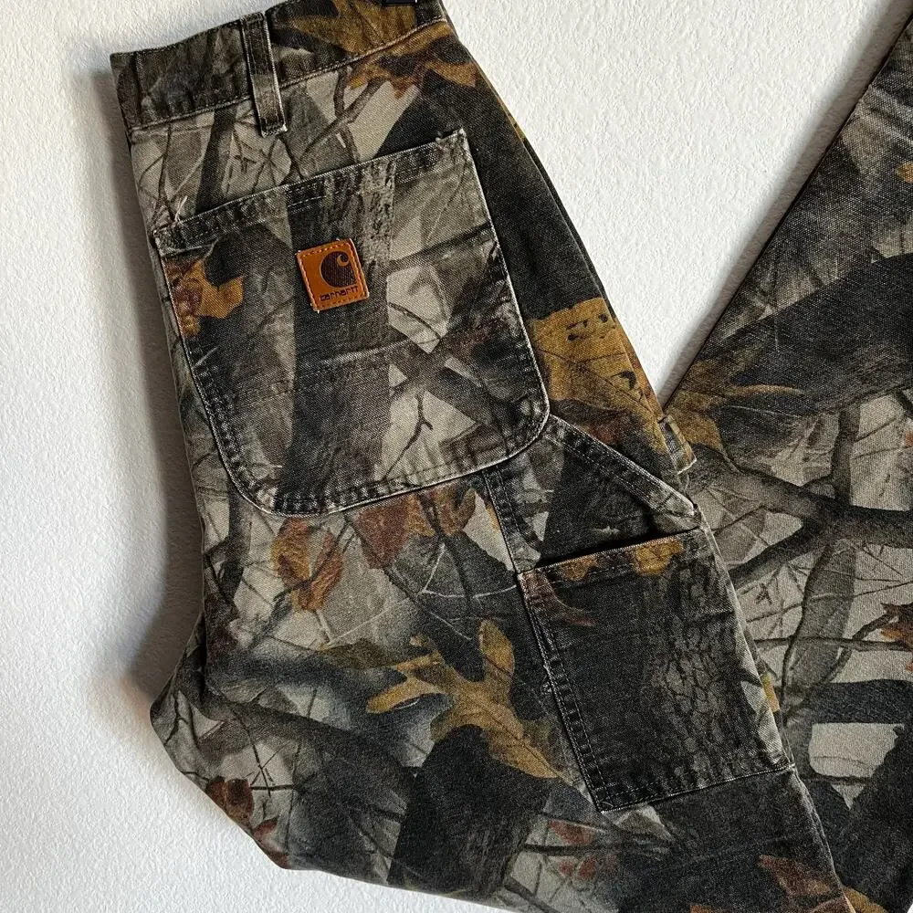 Carhartt B158 CMO realtree camo work wear carpenter pants